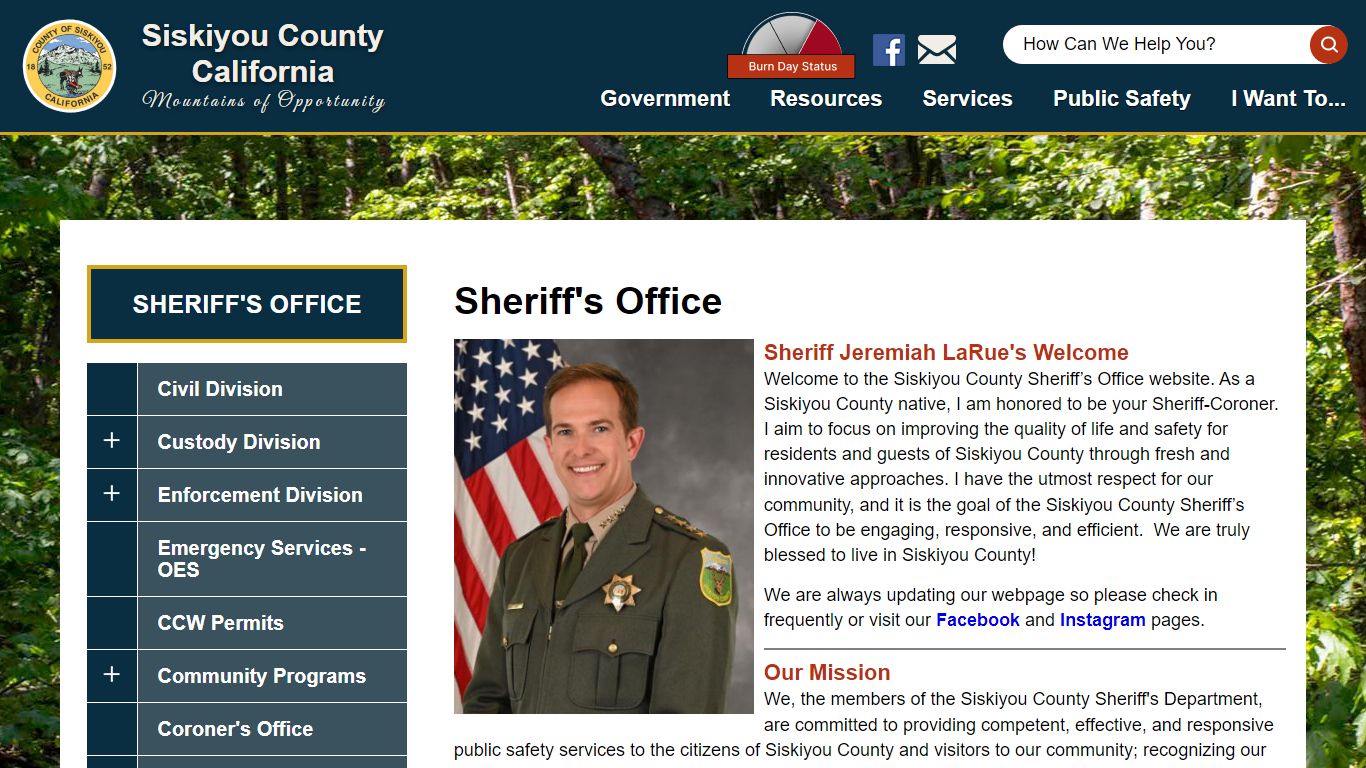 Sheriff's Office | Siskiyou County California